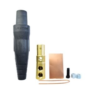 Conector unipolar hembra 400A 600V 2 tornillos fijación 1/0-4/0 negro