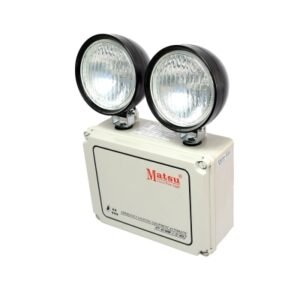 Luminaria de emergencia halógeno 2x20W 1.5h 220V IP65 exterior