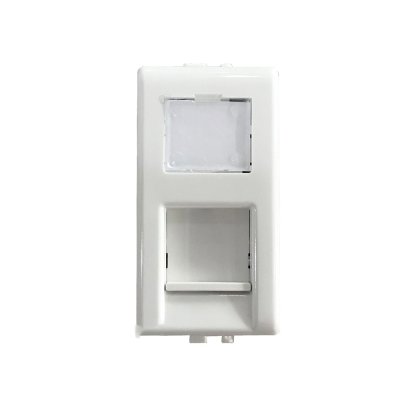 Toma RJ45 UTP CAT.6 1 módulo blanco Matix