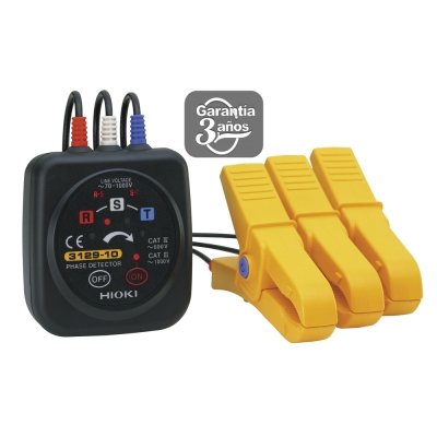 Indicador de secuencia de fase 70-1000V, 45-66Hz