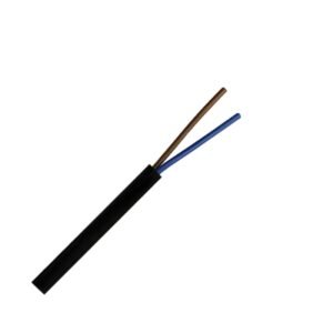 Cable RV-K 2x4mm2, 0.6/1kV XLPE/PVC negro, clase 5, x metro lineal