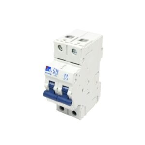 Interruptor termomagnético 2x10A 10kA 240/415V tipo C DIN
