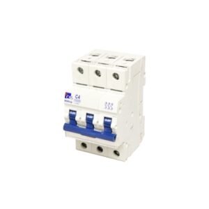 Interruptor termomagnético 3x4A 10kA 240/415V tipo C DIN