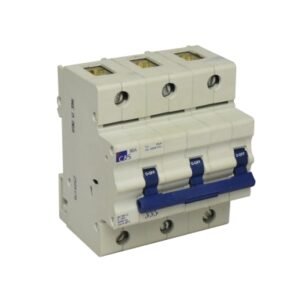 Interruptor termomagnético 3x80A 10kA 240/415V tipo C DIN