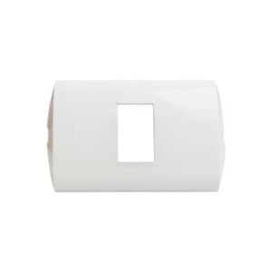 Placa de 1 módulo c/soporte Blanco Modus Style