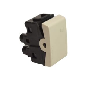 Interruptor unipolar 10A 250V 1 módulo marfil Modus Style