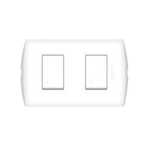 Interruptor doble 10A 250V 3 vías blanco Modus Style
