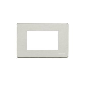 Placa de aluminio 3 polos rectangular p/soporte 503SA