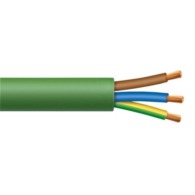 Cable RZ1-K 3G4mm2, 0.6/1kV libre de halógeno verde, clase 5, x metro lineal