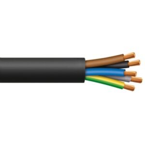 Cable RV-K 5G16mm2, 0.6/1kV XLPE/PVC negro, clase 5, x metro lineal