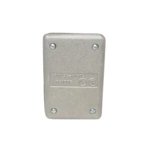 Tapa de aluminio con empaque para caja rectangular FS Y FD, UL