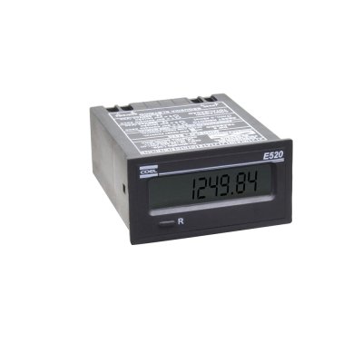 Contador de impulsos c/horómetro 28x53mm 12/220VAC/CC 8 dígitos