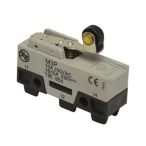 Microinterruptor palanca corta c/rodillo operación invertida terminal tornillo