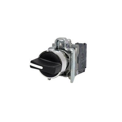 Selector manija corta no luminoso 3 posiciones c/retorno 22mm 2NA IP65
