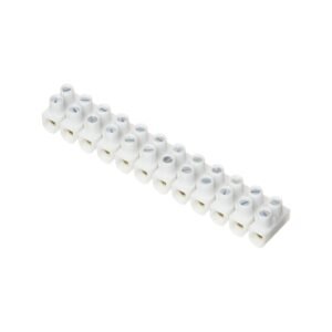 Bornera de regleta 2.5mm2 12 bornes Nylbloc negro