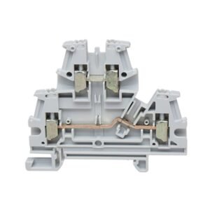Borne de conexión 4mm2 para 2 conexión simple 1 piso Viking3