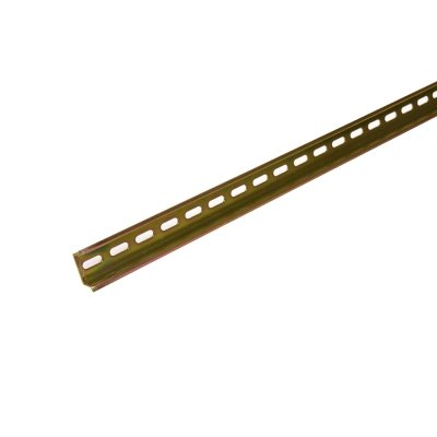 Riel DIN simétrico con perforación 35x7.5x1mm 2mts