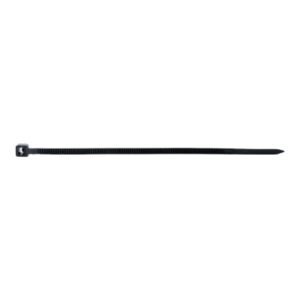 Amarracable negro 200x7.6mm x100und UV