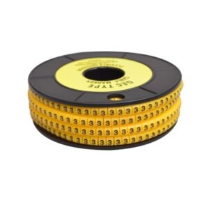Marcador tubular número: 3 para cable 14-12AWG x1000und