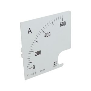Escala para amperímetro 96x96mm 100/5A