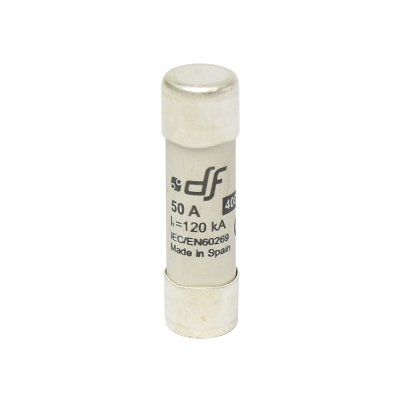 Fusible cartucho 14x51mm s/indicador gL 50A 400VAC 120kA