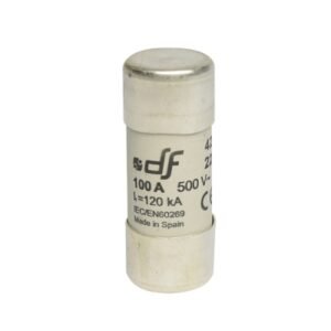 Fusible cartucho 22x58mm s/indicador gL 100A 500VAC 120kA