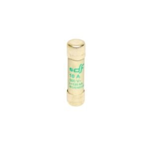 Fusible cartucho 10x38mm s/indicador aM 10A 500VAC 120kA
