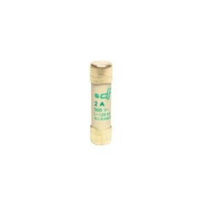 Fusible cartucho 10x38mm s/indicador aM 2A 500VAC 120kA