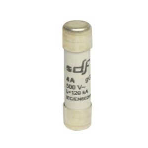 Fusible cartucho 10x38mm s/indicador gG 4A 500VAC 120kA