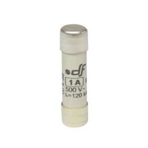 Fusible cartucho 10x38mm s/indicador gL 1A 500VAC 120kA