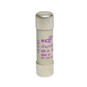 Fusible cartucho 14x51mm ultra rápido 50A 600VAC 100kA aR