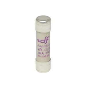 Fusible cartucho 10x38mm ultra rápido 10A 600VAC 100kA aR