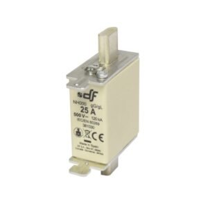 Fusible NH-000 25Ax500VAC ICC:120kA c/indicador falla gL-gG