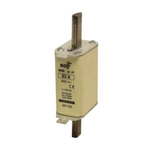 Fusible NH-0 63Ax500VAC ICC:120kA c/indicador falla gL-gG
