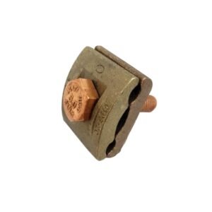 Conector tierra doble para 2 cable 250MCM a barra 1 perno 55mm