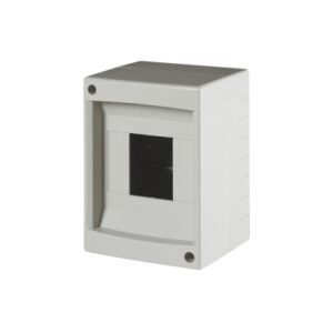 Tablero p/adosar de termoplástico 4 DIN 130x97x84mm sin puerta
