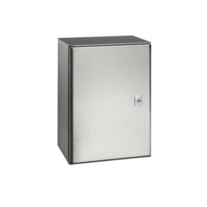 Tablero p/adosar de acero inoxidable 300x200x160mm con puerta