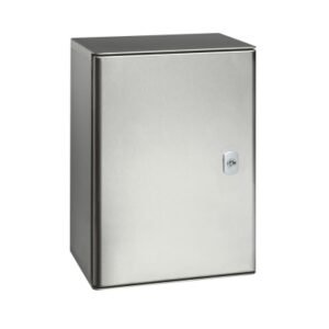 Tablero p/adosar de acero inoxidable 400x300x200mm con puerta