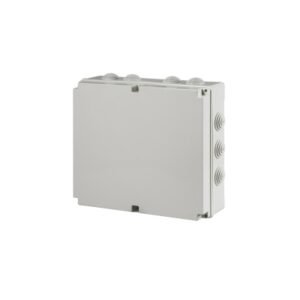 Caja de derivación PVC 300x220x120mm con 12 pasacables PG29 IP55