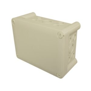 Caja de derivación PVC 155x110x70mm con tapa Plexo IP55