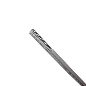 Canaleta ranurada de PVC 40x40mm 2mts