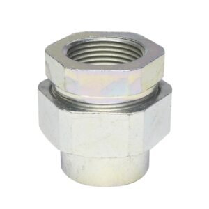 Unión doble hembra/hembra fierro electrogalvanizado 1 1/2", CL1.DIV1 UL