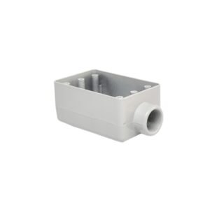Caja Condulet rectangular tipo SF 3/4" sin tapa con rosca BSP