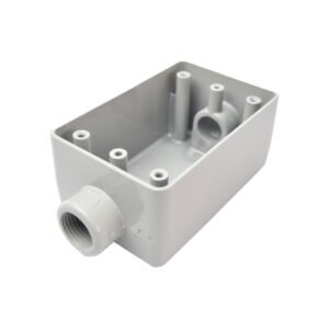 Caja Condulet rectangular tipo SFC 1/2" sin tapa con rosca BSP