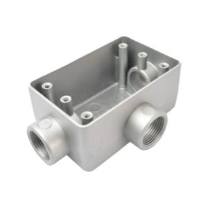 Caja Condulet rectangular tipo SFCT 3/4" sin tapa con rosca BSP