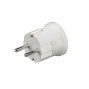 Enchufe Schuko 2x16A+T 250V (tierra lateral) salida axial
