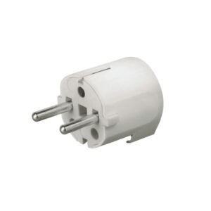 Enchufe Schuko 2x16A+T 250V (tierra lateral) salida 90º