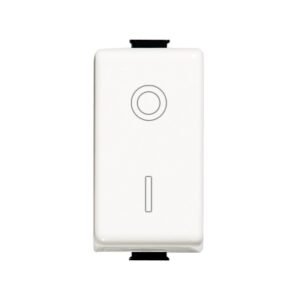 Interruptor bipolar 16A 250V 1 módulo blanco Matix