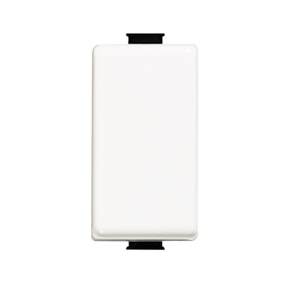 Pulsador unipolar 10A 250V 1 módulo blanco Matix