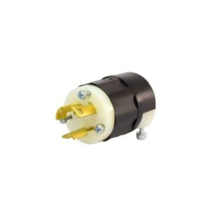 Enchufe de torsión 2x15A+T 250V NEMA L6-15P Nylon